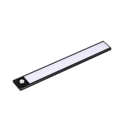 Lampe d'armoire 2W - LED, capteur PIR, 4000K, noir, IP20
