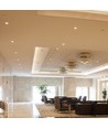 Spot encastrable LED 5W/8W, fire-rated - 830lm, IP65, dimmable, CCT, 60 degrés, finition blanc/noir/chrome