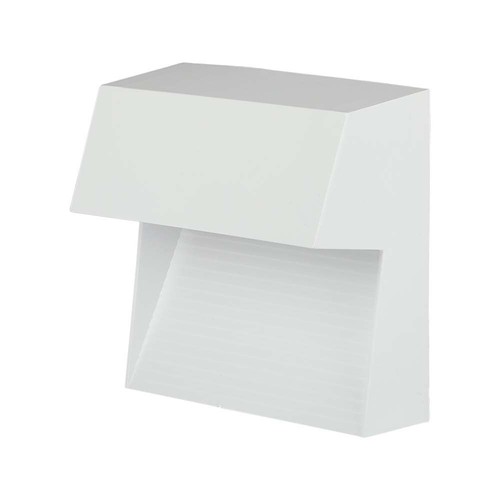 Applique murale LED 3W pour escaliers - IP65, blanc, 15,4x15,1 cm, spot encastrable pour marches