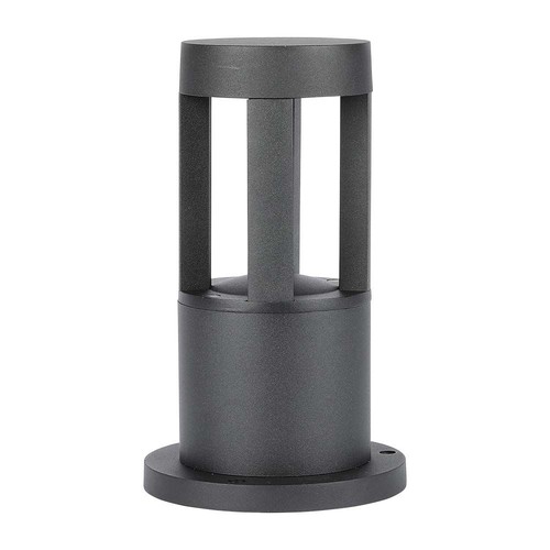 Lampe de jardin LED noire 10W, 25cm - 100lm/W, IP65, 110 degrés, 230V