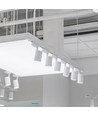 Spot sur rail triphasé 35W - 24 degrés, 6400K, blanc, COB LED, tracklight 4 fils