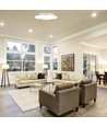 Suspension LED Designer avec télécommande - CCT dimmable, noir/blanc, 3 ans de garantie