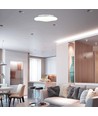 Suspension LED Designer avec télécommande - CCT dimmable, noir/blanc, 3 ans de garantie