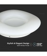 Suspension LED Designer avec télécommande - CCT dimmable, noir/blanc, 3 ans de garantie
