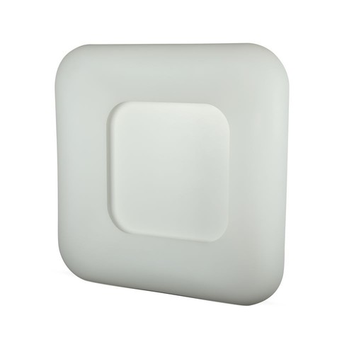 Suspension LED carrée designer 40W - 4000lm, 3-en-1 CCT, dimmable, blanc, 46x46cm