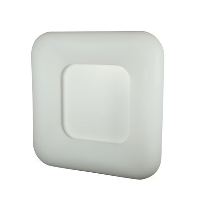 Suspension LED carrée designer 40W - 4000lm, 3-en-1 CCT, dimmable, blanc, 46x46cm