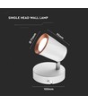 Applique murale LED 6W - 4000K, blanc