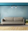Applique murale LED 12W - Noir, 3000K
