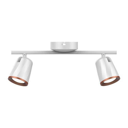 Applique murale LED 12W à double tête - 4000K, blanc, ajustable, 960lm, intérieur