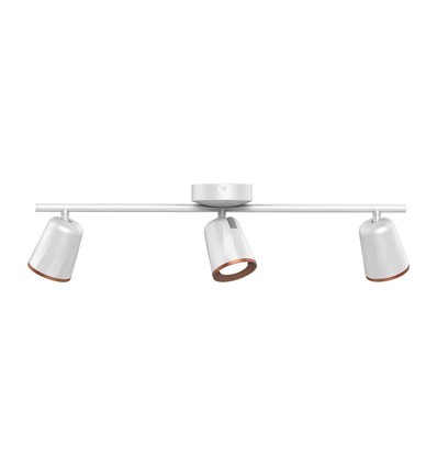 Applique murale LED blanche 18W - 3000K, 3 têtes