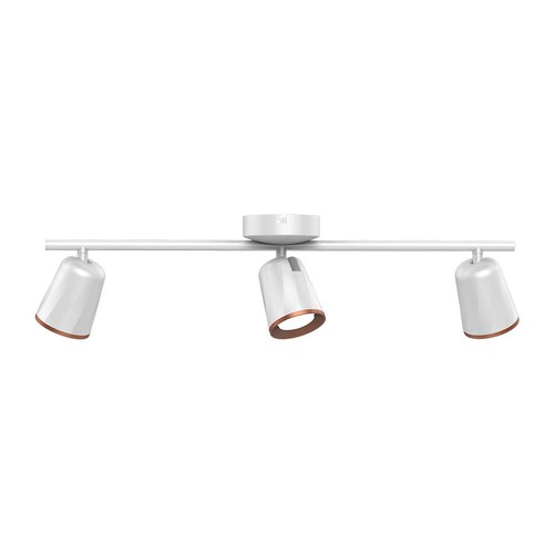 Applique murale LED 18W - 4000K, blanc, 3 têtes