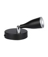 Applique murale LED 4,5W - 420lm, IP20, finition noire, source lumineuse incl.