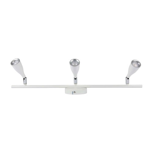 Applique murale LED 13,5W - Blanc, 1260lm, design 3 têtes, source lumineuse incluse