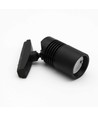 PicoTrack Spot LED sur rail mini 3,5W - Noir, Compatible avec rails PicoTrack, IRC92, 24V