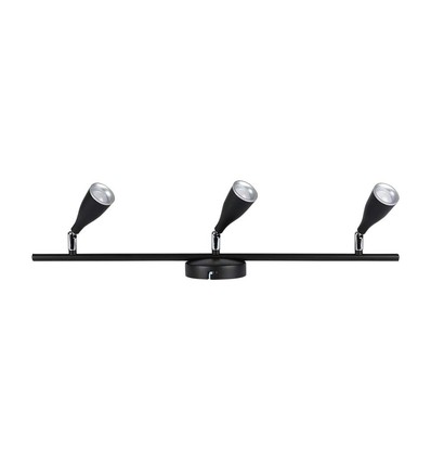 Applique murale LED 13,5W - 3000K, noir