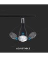 Applique murale LED 13,5W - 3000K, noir