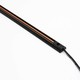 Rail PicoTrack 50 cm - 24V, magnétique, noir, pour vitrine en verre / éclairage de fenêtre