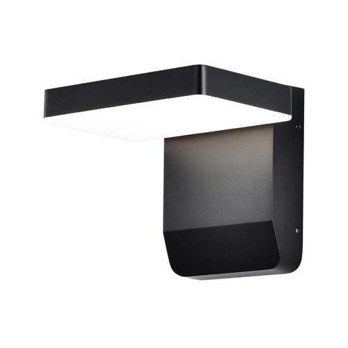 Applique murale LED 17W - 4000K, noir