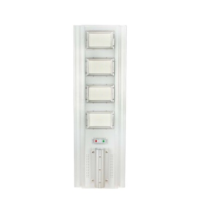 Lampadaire solaire LED 40W - 4300lm, IP65, 6400K, aluminium, avec panneau solaire et batterie