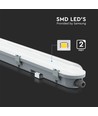 Lampe LED Étanche 18W - 60cm, Puce Samsung, Diffuseur Lacté, 6500K
