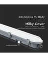 Lampe LED Étanche 18W - 60cm, Puce Samsung, Diffuseur Lacté, 6500K