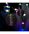 3D LED Ampoule 4W E27 - Effet étoile, 3000K, G125