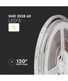 Ruban LED 5m Vert 3,2W/m étanche aux éclaboussures - Lumière verte, IP65