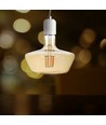 Ampoule LED filament E27 8W - Verre ambré, 620lm, 1800K, angle 300°