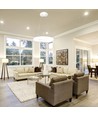 Suspension design 60cm 36W CCT dimmable - Ronde, 3900lm, télécommande incl., garantie 3 ans