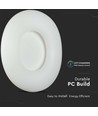 Suspension LED ronde 78W - Design, Change de couleur, 750x130, Dimmable, Blanc