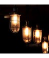 Ampoule LED filament E27 4W - ST64, 840lm, verre clair, 3000K, blanc chaud