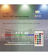 Ampoule LED E14 4,8W dimmable - P45, RGB+3000K, télécommande incl., 470lm