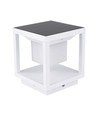 Borne solaire LED 2W Solara avec détecteur - IP65, 3000K, blanc, garantie 3 ans