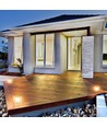 Borne solaire LED 2W Solara avec détecteur - IP65, 3000K, blanc, garantie 3 ans