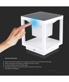 Borne solaire LED 2W Solara avec détecteur - IP65, 3000K, blanc, garantie 3 ans