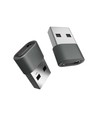Adaptateur USB-C vers USB - Connecteur audio, blanc
