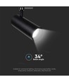 Spot sur rail LED Samsung 35W - Noir, 4000K, COB, 3000lm, IP20