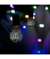 Ampoule LED E27 3W - A60, effet d'étoile 3D