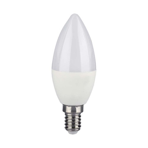 Ampoule LED connectée E14 4,8W - RGB+4000K, incl. télécommande, dimmable, 470lm