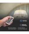 Ampoule LED connectée E14 4,8W - RGB+4000K, incl. télécommande, dimmable, 470lm