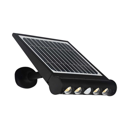 Applique murale LED solaire 8W avec détecteur - 950lm, 3000K, IP65, batterie 4000mAh