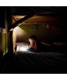 Applique murale LED solaire 8W avec détecteur - 950lm, 3000K, IP65, batterie 4000mAh