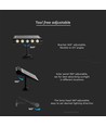 Applique murale LED solaire 8W avec détecteur - 950lm, 3000K, IP65, batterie 4000mAh