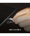 Câble USB vers Type C 1m - Noir, pour la maison et le bureau