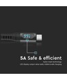 Câble USB vers Type C 1m - Noir, pour la maison et le bureau