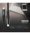Câble USB vers Type C 1m - Noir, pour la maison et le bureau