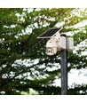 Caméra PTZ Solaire 4G HD Smart avec capteur PIR - Full HD, 360° pan-tilt, blanc, avec panneau solaire
