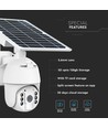 Caméra PTZ Solaire WiFi HD Smart - 2MP, IP65, capteur PIR, rotation 360°, application Smart Life