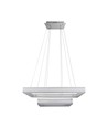 Lustre LED 113W, dimmable - 6300lm, 3000K, Ø60cm, blanc chaud, Triac dimmable