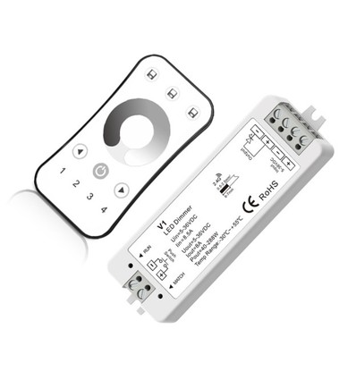 Contrôleur LEDlife rWave avec télécommande - 12V (96W), 24V (192W)